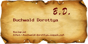 Buchwald Dorottya névjegykártya